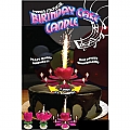SPINNING MUSICAL BIRTHDAY CAKE CANDLE